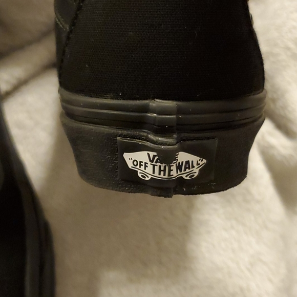 All Black Hitop Vans Sk8 NWOT - Picture 4 of 5
